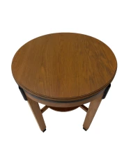Art Deco Amsterdamse School Round Side Table, 1920s